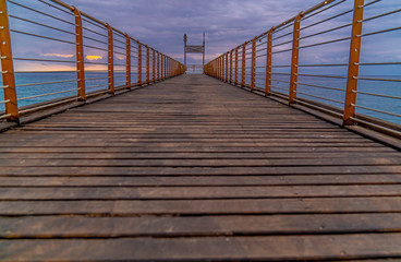 Fototapeta premium Molo al mare