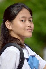 A Student Teenager School Girl Portrait