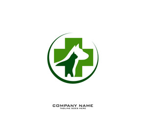 Medical pharmacy logo design template