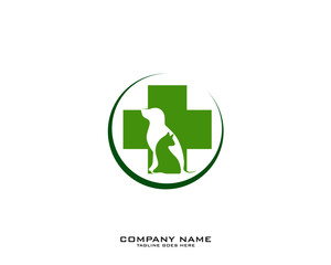 Medical pharmacy logo design template