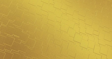 Abstract geometric rose golden backgroundfoil tiles texture seamless background 3D rendering