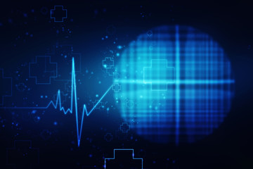 2D illustration medical structure background