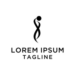 Fototapeta premium abstract Body woman Logo Template