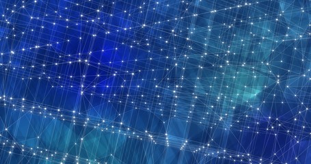 Background Abstract Dynamic Plexus Futuristic Technology. 3d render