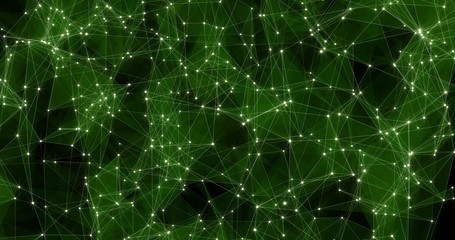 Background Abstract Dynamic Plexus Futuristic Technology. 3d render