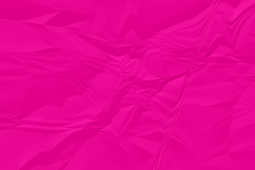 Naklejka premium crumpled pink paper background close up