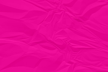 crumpled pink paper background close up
