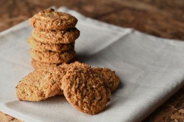 round oatmeal cookies