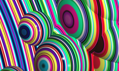 Beautiful abstract background for art projects, cards, business, posters. 3D illustration, computer-generated fractal