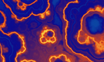 Beautiful abstract background for art projects, cards, business, posters. 3D illustration, computer-generated fractal