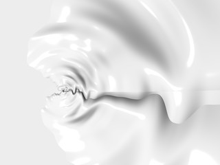 Beautiful abstract cover for art projects, cards, business, posters. 3D illustration, computer-generated fractal