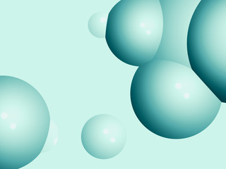 Beautiful abstract background for art projects, cards, business, posters. 3D illustration, computer-generated fractal