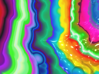 Beautiful abstract background for art projects, cards, business, posters. 3D illustration, computer-generated fractal