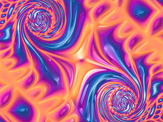 Beautiful abstract background for art projects, cards, business, posters. 3D illustration, computer-generated fractal