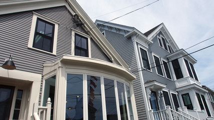 Provincetown, Cape Cod, Massachusetts, USA: historische Holzhäuser