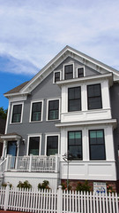 Provincetown, Cape Cod, Massachusetts, USA: historische Holzhäuser