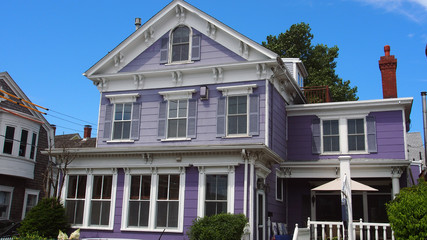 Provincetown, Cape Cod, Massachusetts, USA: historische Holzhäuser