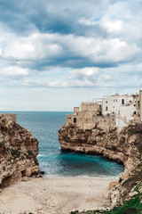 City on a seaside cliff