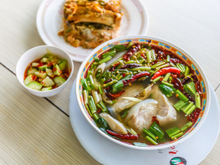 soup with meat and vegetables