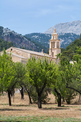 Naklejka premium church in the mountains