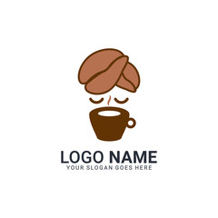 Coffee logo design. Modern logo for coffee business or community.