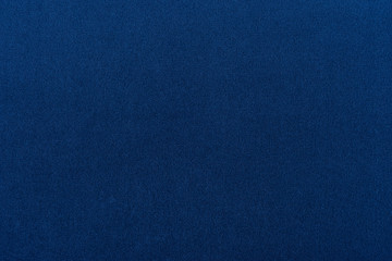 Navy blue dark fabric texture background top view banner. 