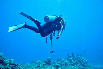 scuba driving