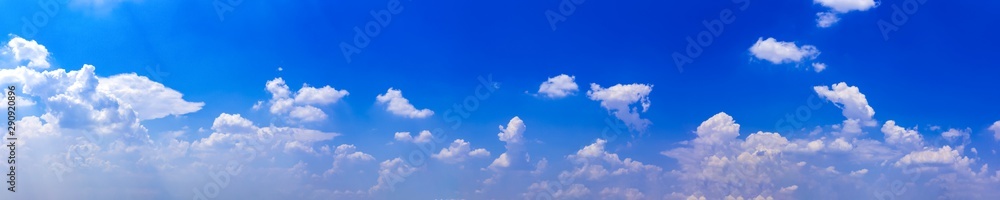 Canvas Prints blue sky with tiny clouds. panorama