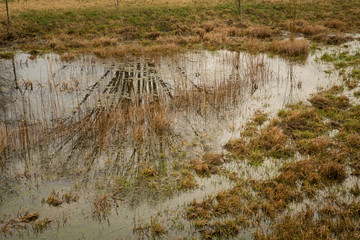 Wetland made by man