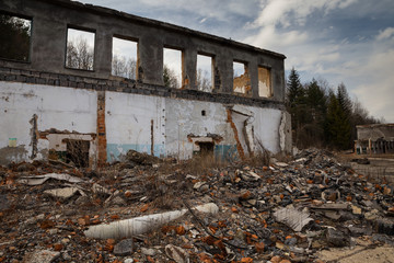 Abandoned iron mine in Nizna Slana, Sovakia