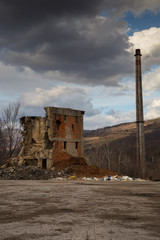 Abandoned iron mine in Nizna Slana, Sovakia