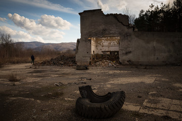 Abandoned iron mine in Nizna Slana, Sovakia