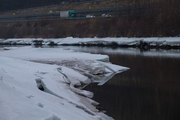 Dam at river Hron, Slovakia