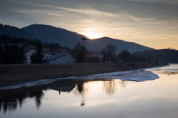 Dam at river Hron, Slovakia