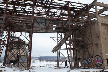 Abandoned factory in Kosice, Slovakia