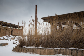 Abandoned factory in Kosice, Slovakia