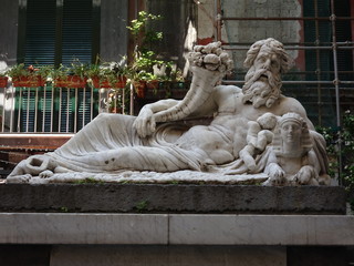Naples statue du dieu du nil