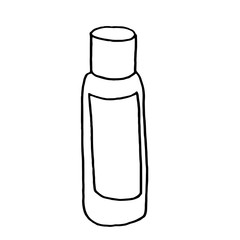 Hand drawn Cosmetic tools. Cosmetology background. Isolated beauty products. Facial cosmetics. Makeup. Lipstick. Eye lash. Mascara. Brush. Glamour vector illustration. Design make up pack. Toiletry.