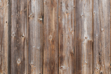 Naklejka premium Texture of wooden boards at a kiosk