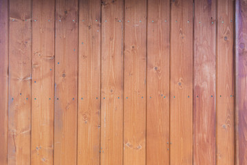 Naklejka premium Texture of wooden boards at a kiosk