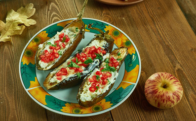 Middle Eastern Stuffed Eggplant