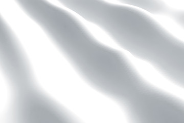 Liquid white ripple or milk cream wave abstract background