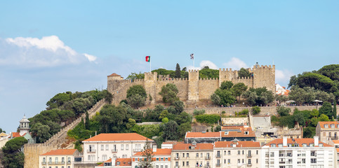 Fototapeta na wymiar Sao Jorge Castle, Lisbon