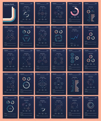 Obraz premium Modern infographic vector concept. Business graphics brochures.