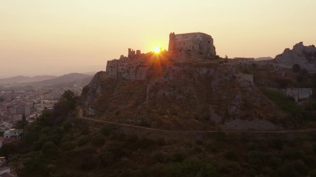 Castello Carafa di Roccella Ionica in Calabria.