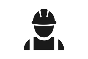 construction worker icon vector illustration