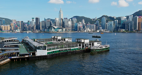 Naklejka premium Hong Kong landmark