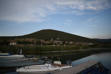 boats of prespes lake