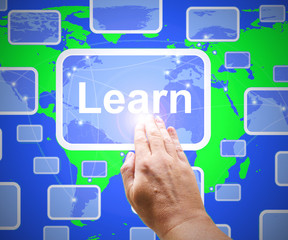 Learn concept icon means to study and understand. - 3d illustration