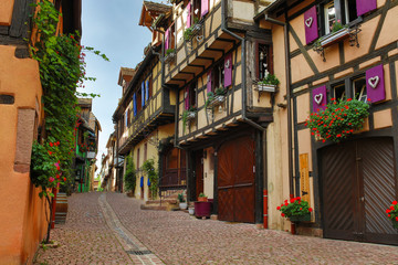 Fototapeta na wymiar the old town of Riquewihr